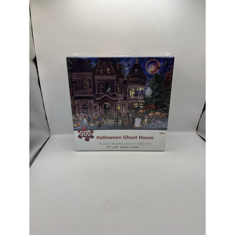 Halloween Pumpkin Ghost House 500 Piece Jigsaw Puzzle 14+ - NEW & Sealed